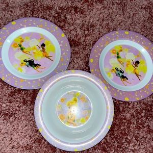 Tinkerbell plate set